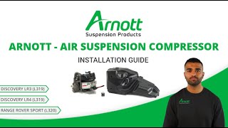 Arnott Air Suspension Compressor Installation Video for Land Rover Range Rover L319L320 [upl. by Nerrag]