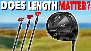 DOES IT MATTERDriver Shaft Length Test [upl. by Eusadnilem]