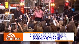 5SOS  Teeth Live on Sunrise 2020  7NEWS Australia [upl. by Kung]