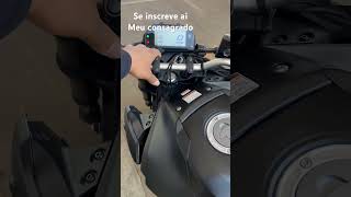 Consumo da nova MT 03 automobile mt03 smartphone mt07 gopro mt03brasil motovlog viralvideo [upl. by Herries931]