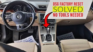 How to Factory Reset DSG Automatic Gearbox  A Must Do For a Used Car [upl. by Eceryt]