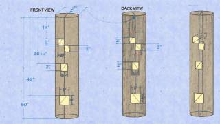 WING CHUN DUMMY CONSTRUCTION 3 [upl. by Latimer]