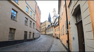 Walking From Medborgarplatsen To Mariatorget In Stockholm Sweden [upl. by Schlosser]