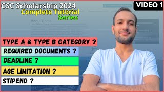 china csc scholarship overview  chinese government scholarship 2023 2024  csc scholarship [upl. by Toy673]