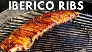 Smoked Iberico Ribs  Easy BBQ Rub amp Glaze Recipe [upl. by Acker]