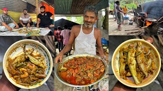 গোলামের হোটেলে যমুনা নদীর বিভিন্ন টাটকা মাছ ছাড়াও মুরগী শাকসবজিও পাবেন ❤️ মাটির চুলায় রান্না 🔥 [upl. by Lowery]