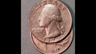 1970 Washington Quarters With Errors  Thin amp 1941 Misprint [upl. by Thirza]