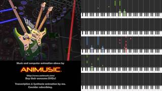 Animusic  Future Retro Synthesia sheet music [upl. by Towill]