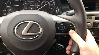 Setting Clock in Multi Informational Display of Lexus ES or RX [upl. by Phippen]