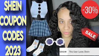 SHEIN COUPON CODES 2023 30 OFF DISCOUNT CODES  HIGHEST DISCOUNT IN MONTHS USE IT NOW OR LOSE IT‼️ [upl. by Eriam]