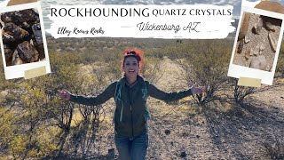 100s of Minerals Guaranteed Quartz crystal hunt arizona rockhound gem [upl. by Henarat606]