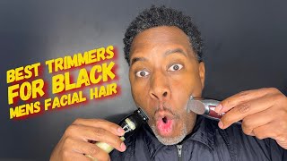 BEST TRIMMERS FOR BLACK MENS FACIAL HAIR [upl. by Adnolaj]