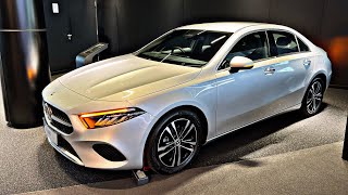 2023 New MercedesBenz A 200 AClass Luxury Car White Color  exterior and interior details [upl. by Rocca]