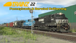 Trainz 2022  Pennsylvania amp Berwind Railfanning [upl. by Tyoh152]