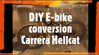 Carrera Hellcat 29quot Ebike conversion build Tongsheng TSDZ2 [upl. by Gimble416]