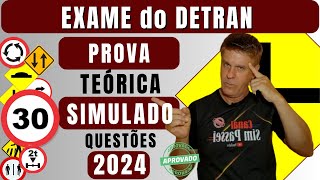 Simulado DETRAN 2024 PROVA teórica de LEGISLAÇÃO do DETRAN EXAME do DETRAN QUESTÕES 2024 [upl. by Amikay]