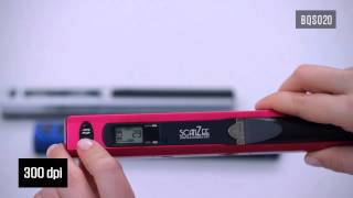 SCANZEE portable scanner Model  BQS020 [upl. by Eneryt]