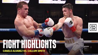 HIGHLIGHTS  Canelo Alvarez vs Callum Smith [upl. by Lanos]