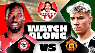 Brentford Vs Manchester United  LIVE Premier League Wtach Along [upl. by Nadirehs]