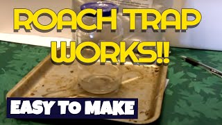 How to make a 1 Roach trap and end your bug problems for good [upl. by Rebhun]