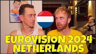 NETHERLANDS EUROVISION 2024 REACTION  JOOST KLEIN  EUROPAPA [upl. by Nachison896]