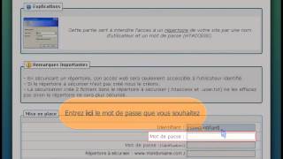 Aide  Comment protéger laccès à un dossier de mon site   htaccess [upl. by Allred157]