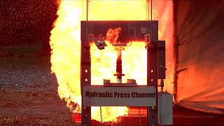 Crushing Propane Cylinders with Hydraulic Press [upl. by Beverle]