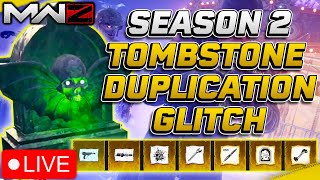 Tombstone Duplication Glitch SEASON 2 SOLVED Tutorial MW3 Zombies  Warzone Resurgence Ranked [upl. by Kentiggerma]