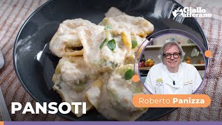 PANSOTI con SALSA alle NOCI  la RICETTA ORIGINALE LIGURE dello Chef Roberto Panizza🤤🌿 [upl. by Cockburn]