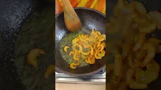 চিংড়ি দিয়ে কচু  Prawns With Wild Taro Root Recipe shorts fish chaatrecipe [upl. by Areht578]