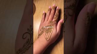 Left hand back side simple mehndi design ytshorts viralshort backhandmehndi leftback [upl. by Shargel]