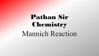 Mannich Reaction [upl. by Anoy]