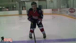 Backwards Crossovers Step by Step How to Lesson  How To Hockey [upl. by Kcub]