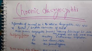 Chronic Dacryocystitis Ophthalmology [upl. by Armstrong]