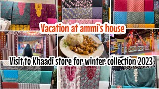 Winter vacation at ammi’s houseMy Shopping from KhaadiKhaadi winter collection 2023Shopping vlog [upl. by Boorer]