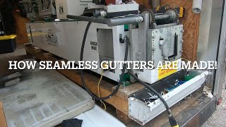 How seamless gutters are made [upl. by Norved]