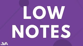 HOW TO SING LOW NOTES  EXERCISES FOR LOW NOTES [upl. by Okun]