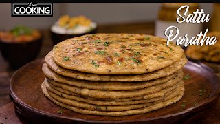 Sattu Paratha  Healthy Breakfast Recipes  Bihari Style Sattu Paratha  Sattu Stuffed Paratha [upl. by Oribel211]