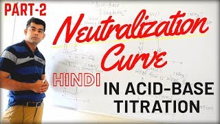 Neutalization curve I PART2 I AcidBase Titration I Hindi [upl. by Anij903]