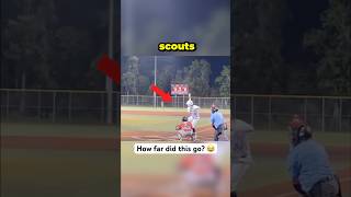 Kid hits home run in front of college scouts 🤯 [upl. by Wynny795]