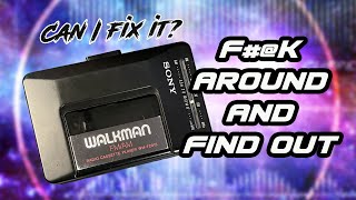 Can I fix it A broken Sony Walkman from the 90s [upl. by Mariann402]