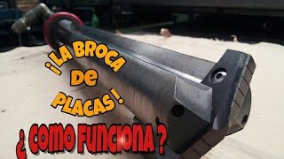 Como funciona la broca de placas intercambiablesThe interchangeable plate drill [upl. by Lleinad]