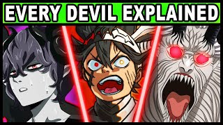 All 15 Devils and Their Powers Explained  Black Clover Every Devil Including Astaroth Liebe Baal [upl. by Aran]