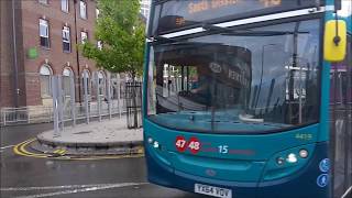 Buses at Leicester Haymarket Bus Station  September 2017 [upl. by Ardek]