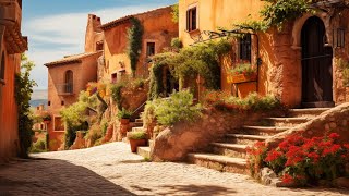 Roussillon is the ocher French village in the Provence 🇫🇷 France 4K [upl. by Yrag685]