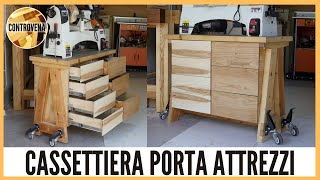 CASSETTIERA PORTA ATTREZZI ad ESTRAZIONE TOTALE  Falegnameria fai da te e lavorazione del legno [upl. by Ibrik]