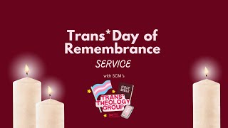 Trans Day of Remembrance Service 2024 [upl. by Nosduh]