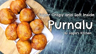 Tasty and Crispy Puranalu Poornam Burelu from South India Its a Prasadam [upl. by Arihay275]