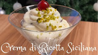 La vera Crema di Ricotta Siciliana [upl. by Pacien]