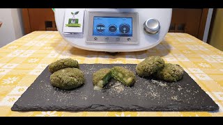 Polpette di patate e spinaci filanti per bimby TM6 TM5 TM31 [upl. by Ahsiryt]